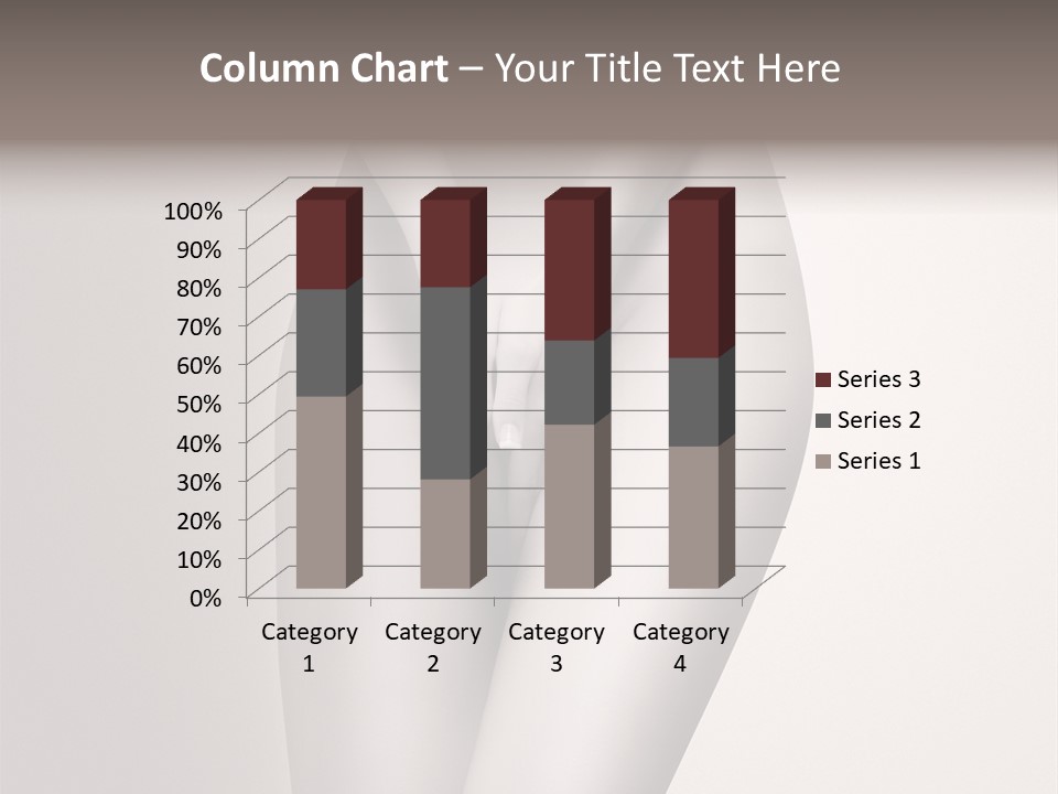 Part Of A Nude Woman Body With Close Hands Between The Legs In A Vintage Photo PowerPoint Template