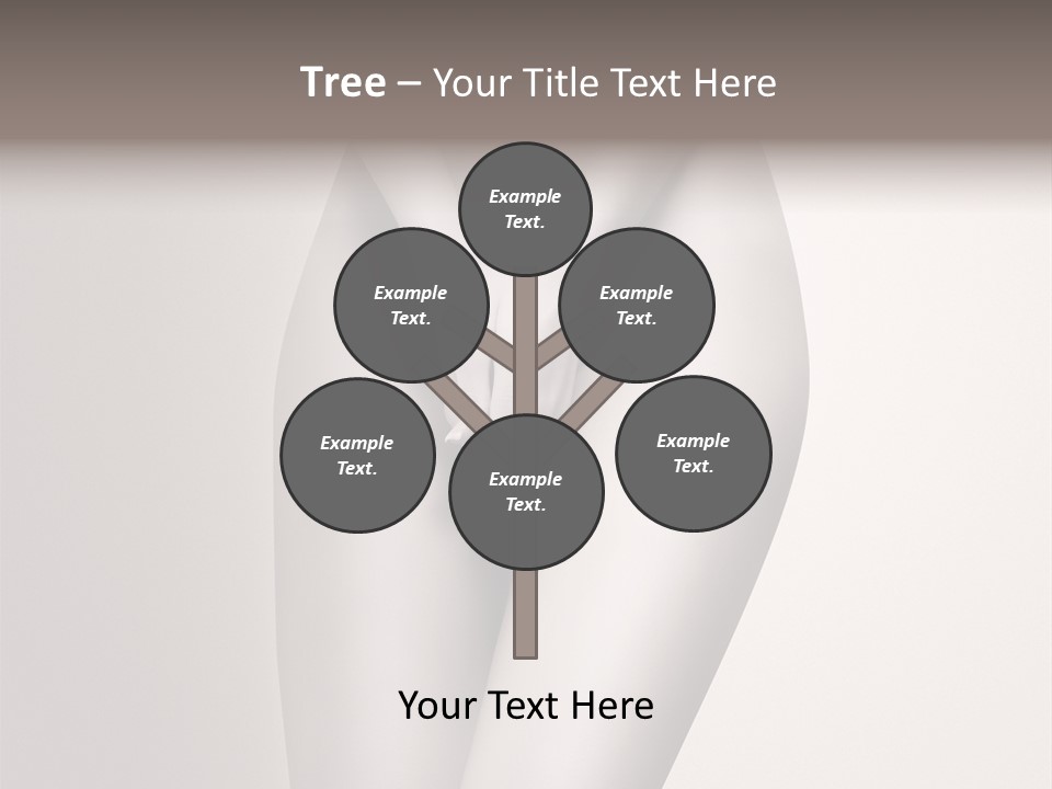 Part Of A Nude Woman Body With Close Hands Between The Legs In A Vintage Photo PowerPoint Template