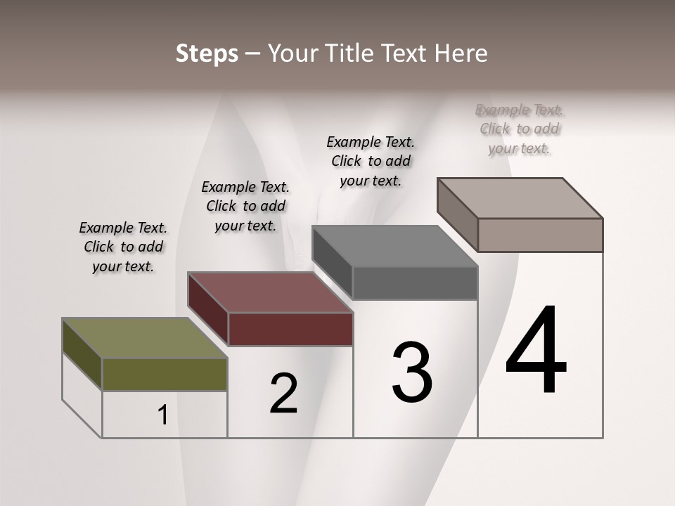 Part Of A Nude Woman Body With Close Hands Between The Legs In A Vintage Photo PowerPoint Template