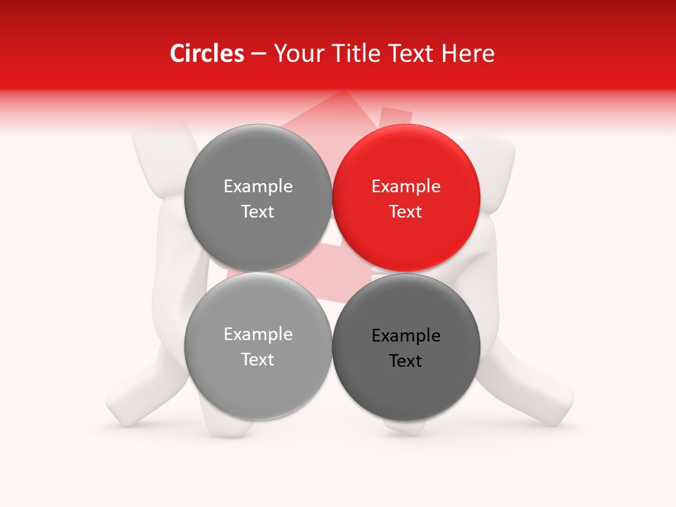 Person Carrying House Icon PowerPoint Template