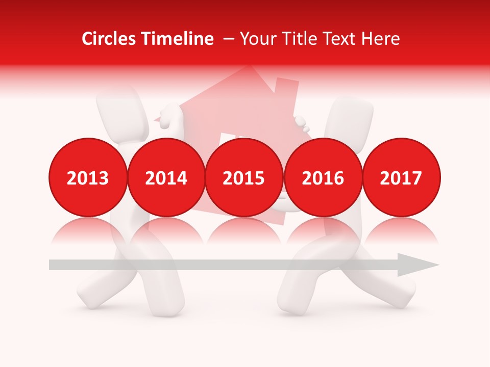 Person Carrying House Icon PowerPoint Template