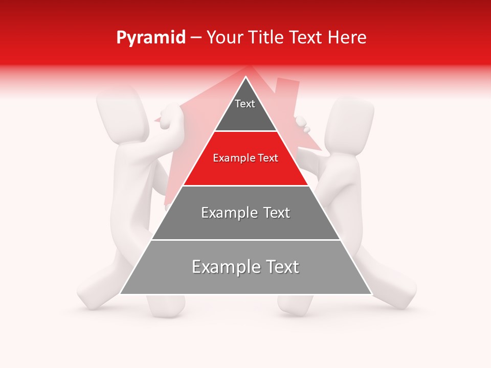 Person Carrying House Icon PowerPoint Template