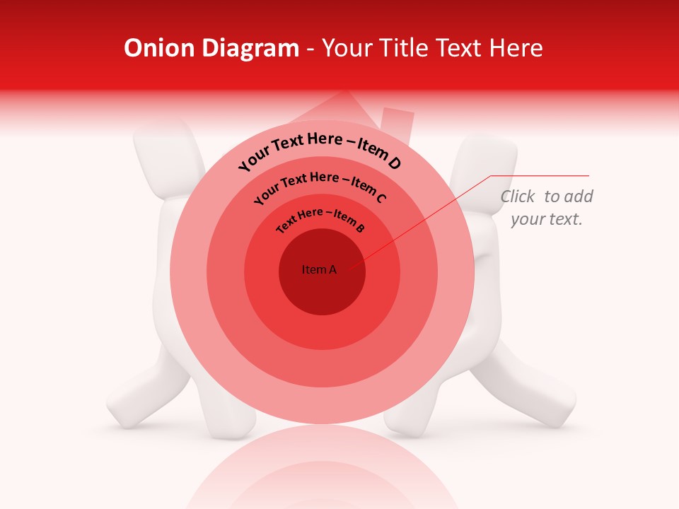 Person Carrying House Icon PowerPoint Template