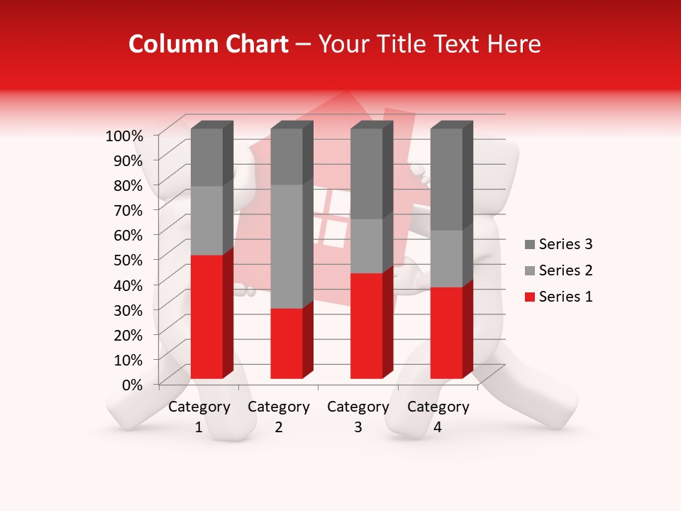 Person Carrying House Icon PowerPoint Template
