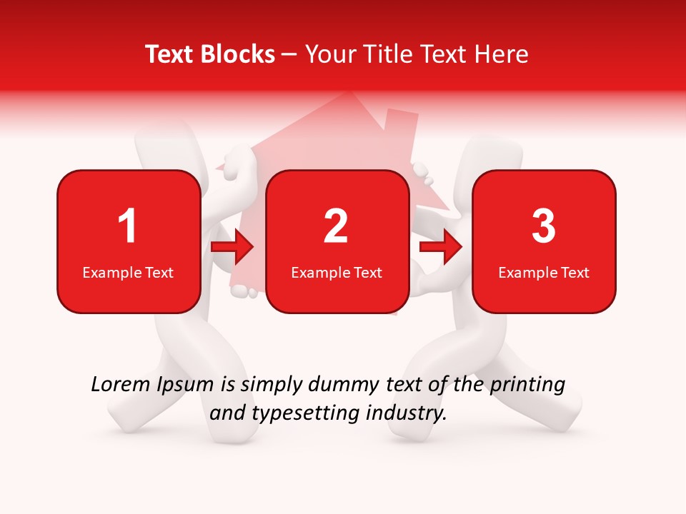 Person Carrying House Icon PowerPoint Template