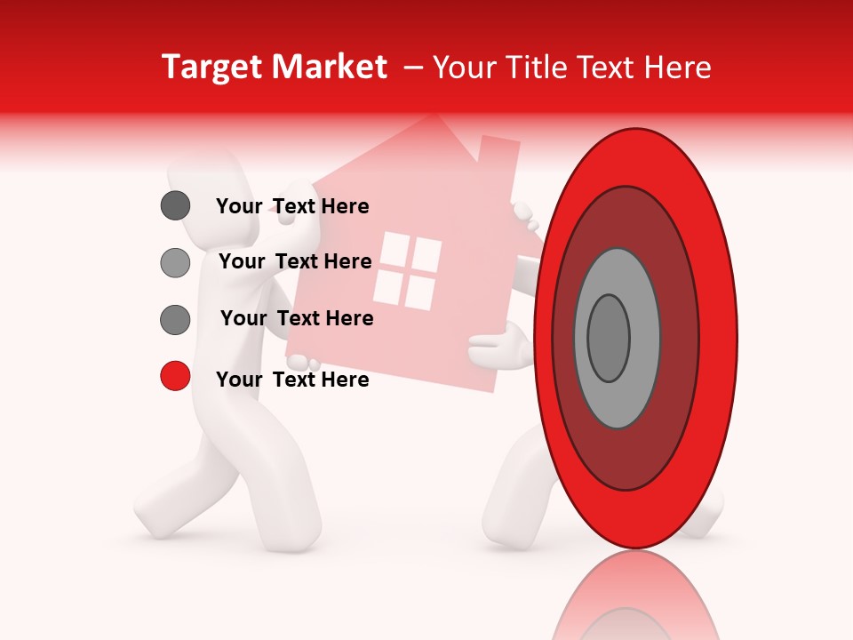 Person Carrying House Icon PowerPoint Template