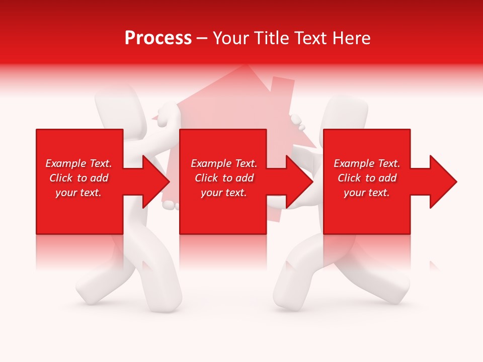 Person Carrying House Icon PowerPoint Template