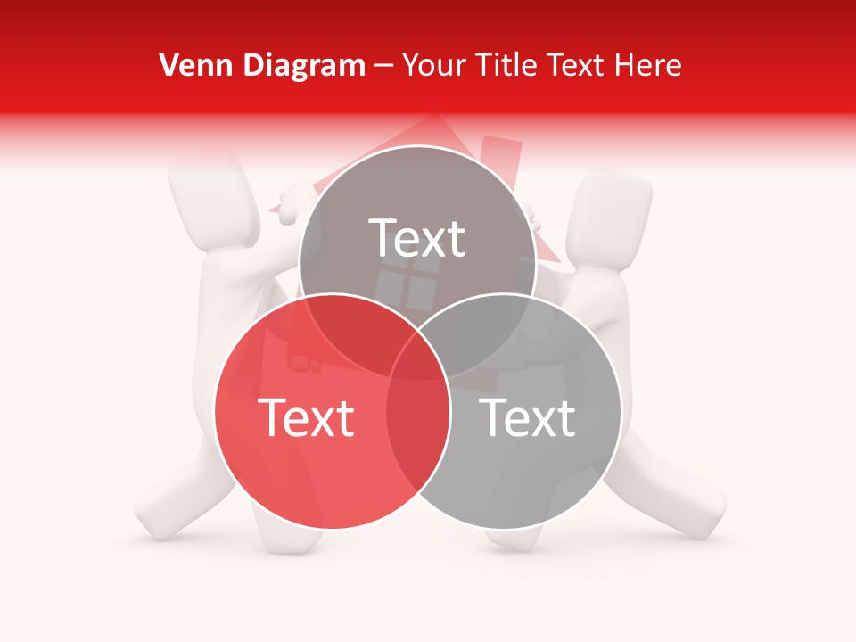 Person Carrying House Icon PowerPoint Template