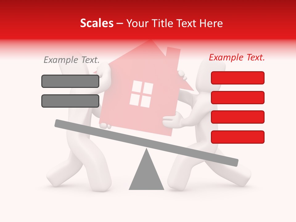 Person Carrying House Icon PowerPoint Template