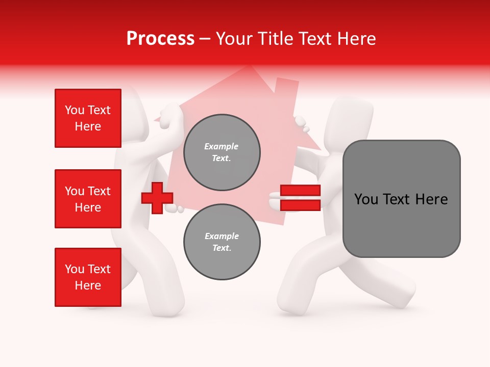 Person Carrying House Icon PowerPoint Template