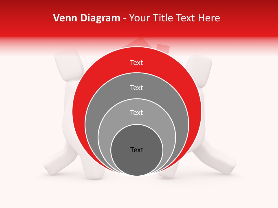 Person Carrying House Icon PowerPoint Template