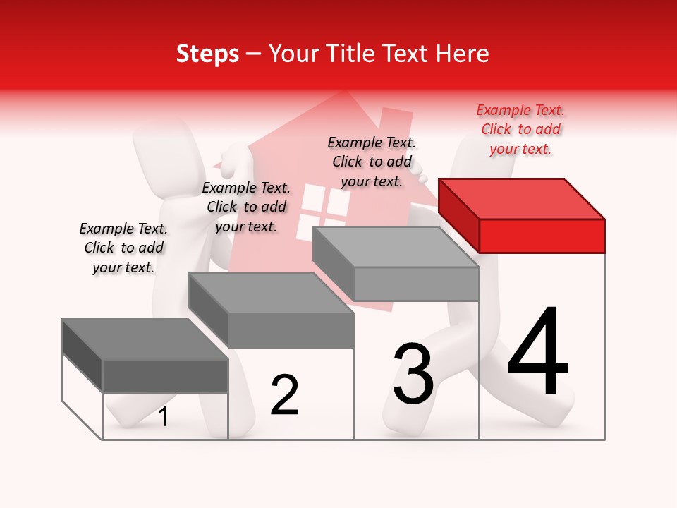 Person Carrying House Icon PowerPoint Template