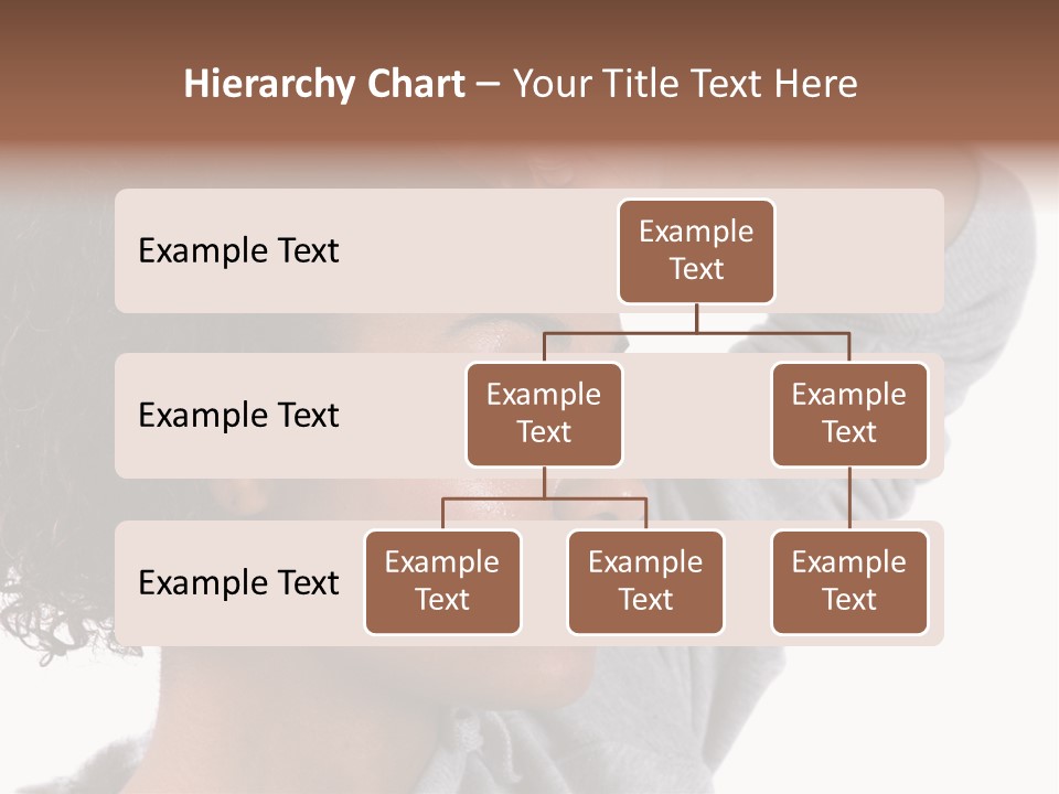 Beautiful Black Woman With Her Face Covered In Sweat PowerPoint Template