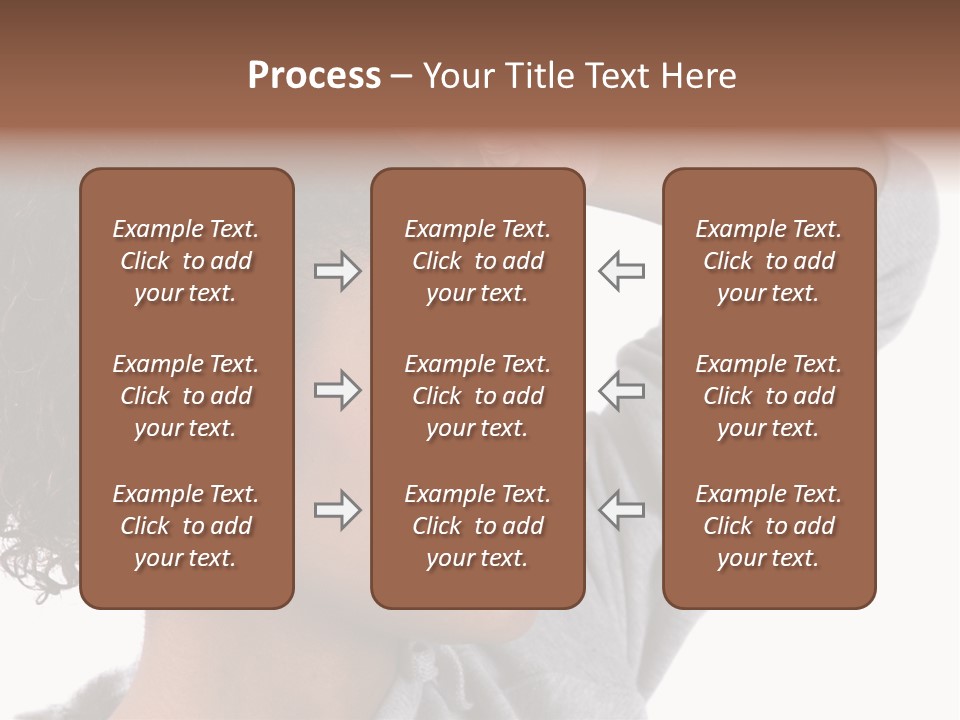 Beautiful Black Woman With Her Face Covered In Sweat PowerPoint Template