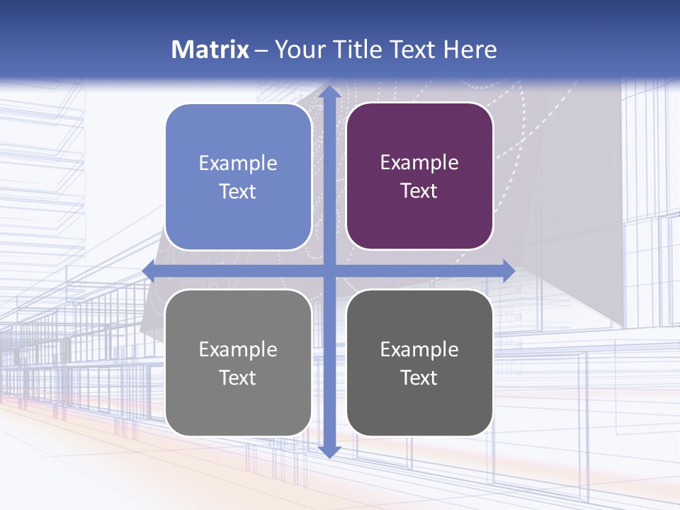 Abstract 3D Constructions PowerPoint Template