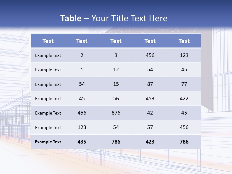Abstract 3D Constructions PowerPoint Template