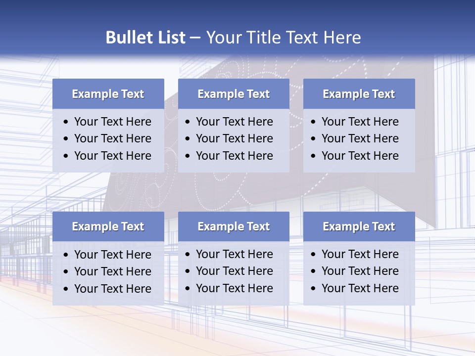 Abstract 3D Constructions PowerPoint Template