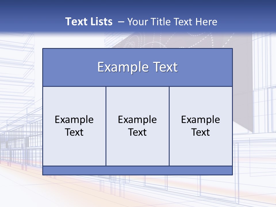 Abstract 3D Constructions PowerPoint Template