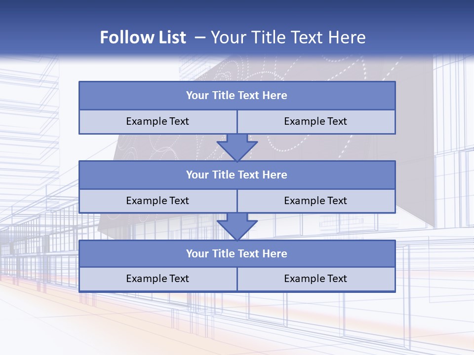 Abstract 3D Constructions PowerPoint Template