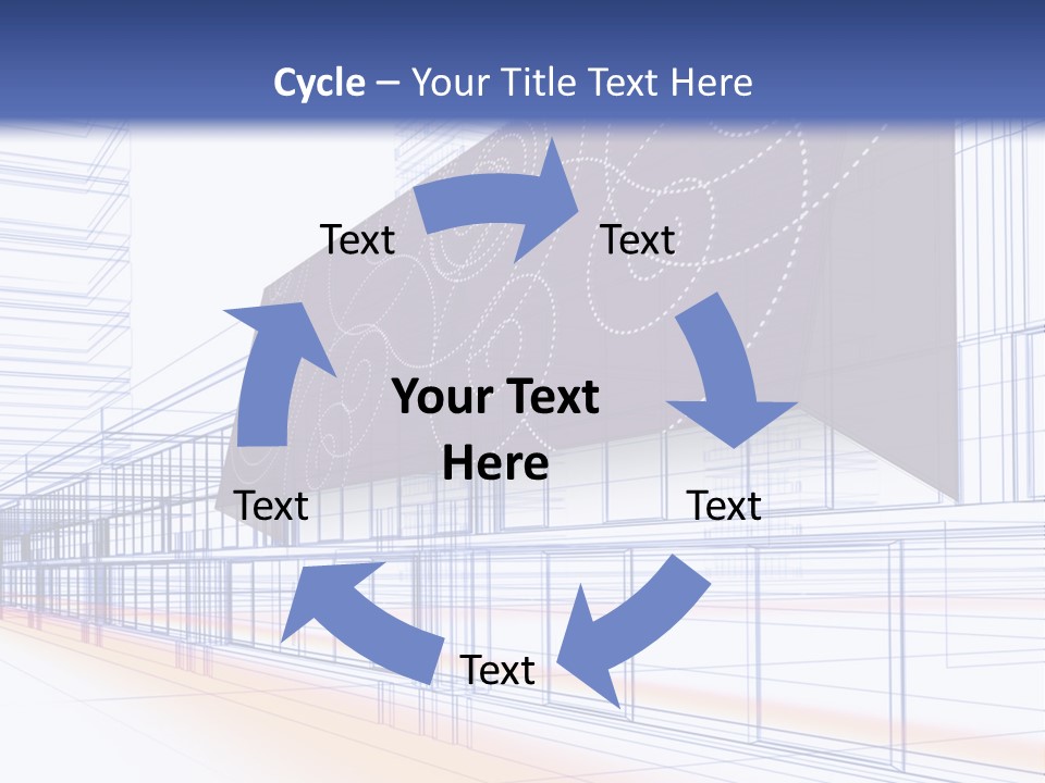 Abstract 3D Constructions PowerPoint Template