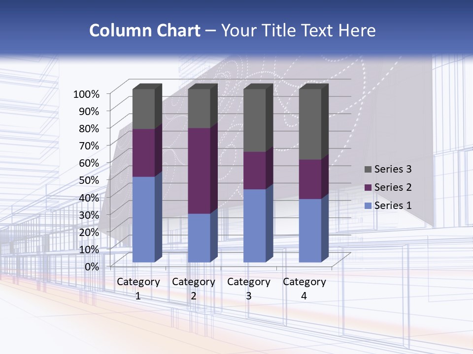 Abstract 3D Constructions PowerPoint Template