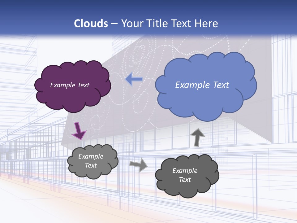 Abstract 3D Constructions PowerPoint Template