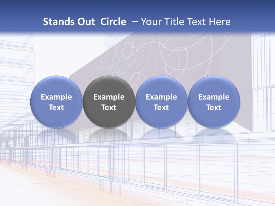 Abstract 3D Constructions PowerPoint Template