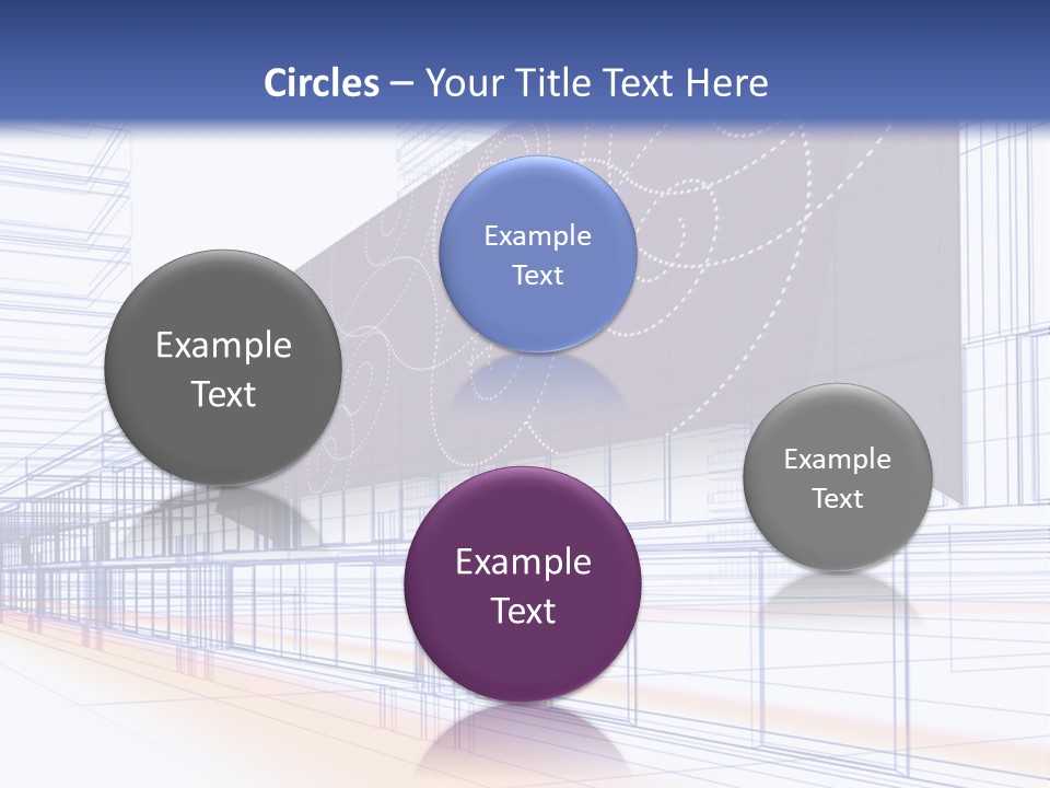 Abstract 3D Constructions PowerPoint Template