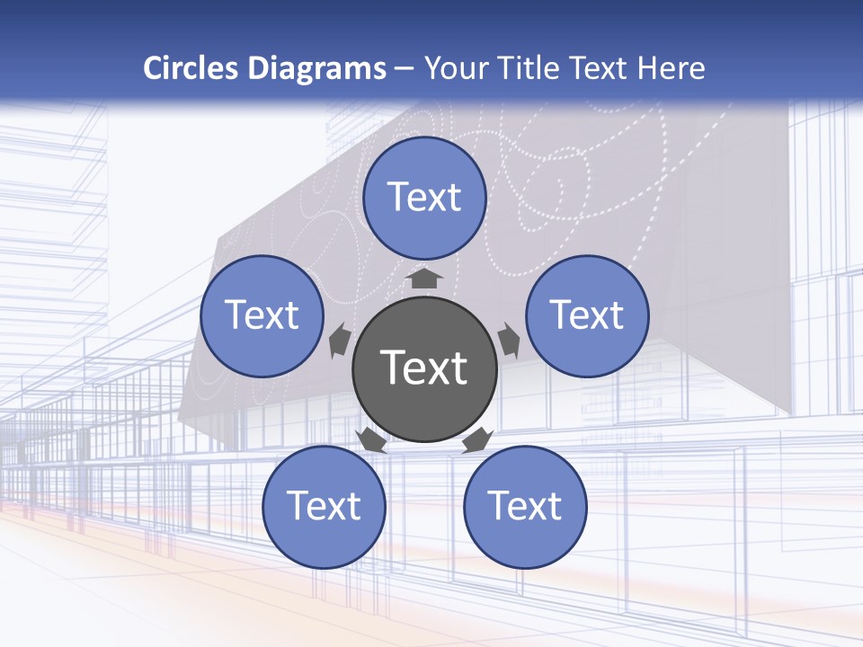 Abstract 3D Constructions PowerPoint Template