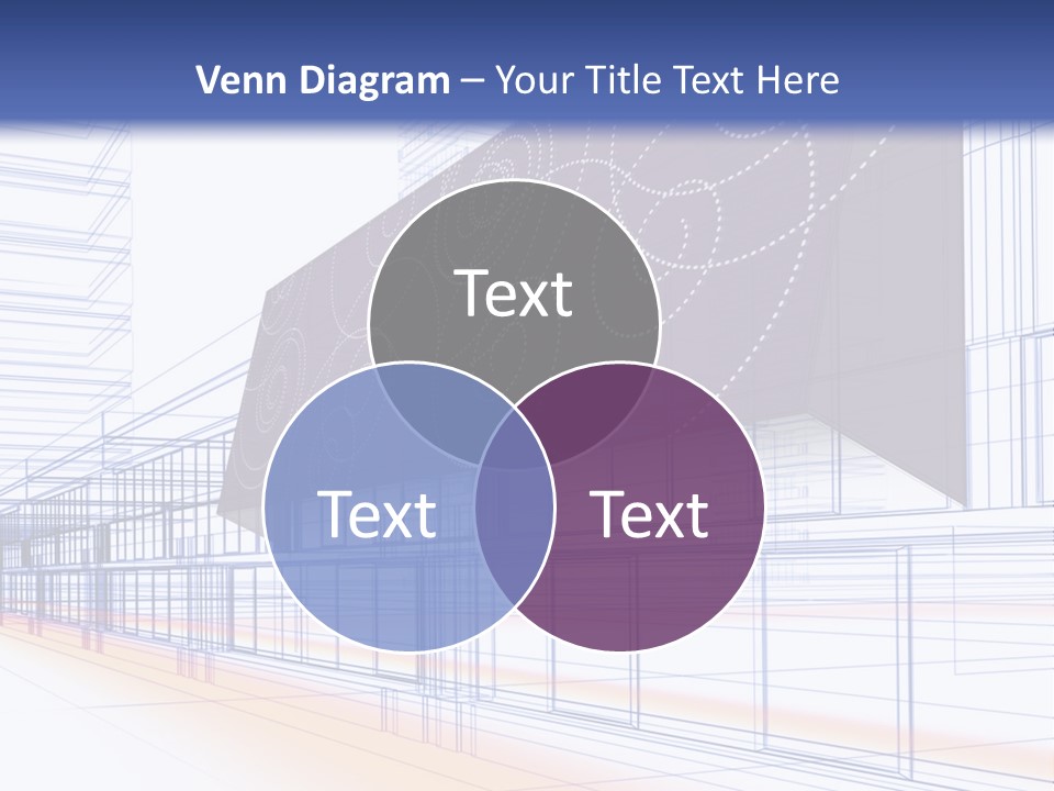 Abstract 3D Constructions PowerPoint Template