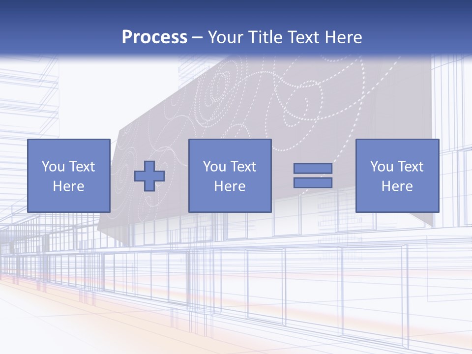 Abstract 3D Constructions PowerPoint Template