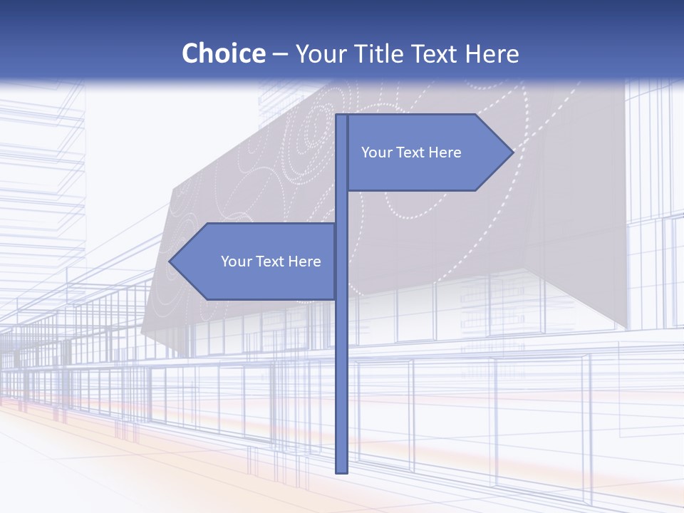 Abstract 3D Constructions PowerPoint Template