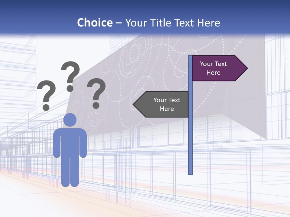 Abstract 3D Constructions PowerPoint Template