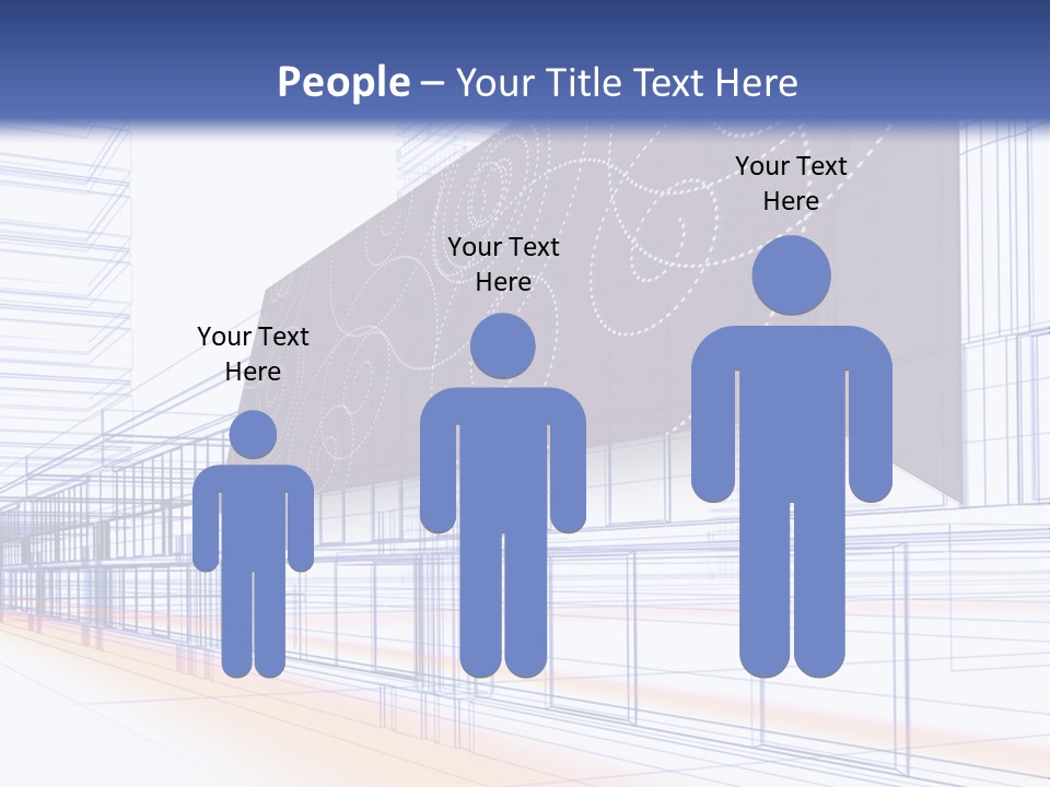 Abstract 3D Constructions PowerPoint Template