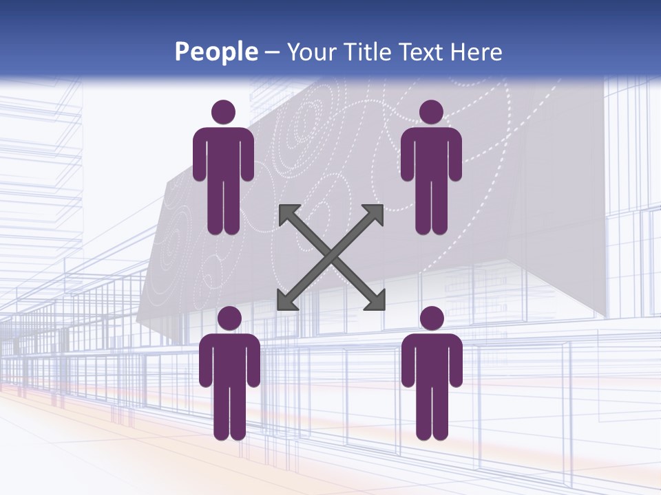 Abstract 3D Constructions PowerPoint Template