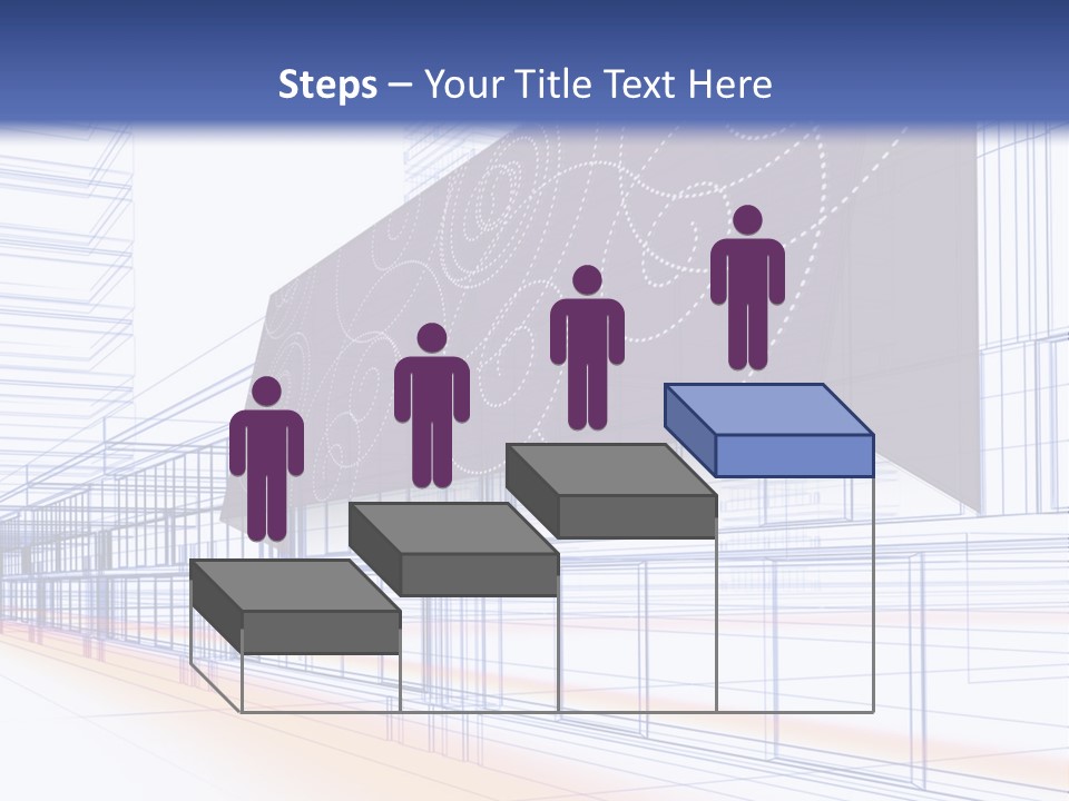 Abstract 3D Constructions PowerPoint Template