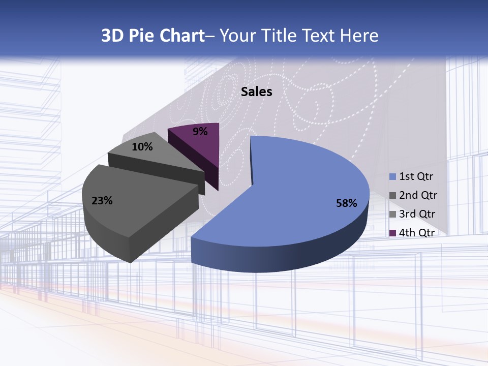 Abstract 3D Constructions PowerPoint Template