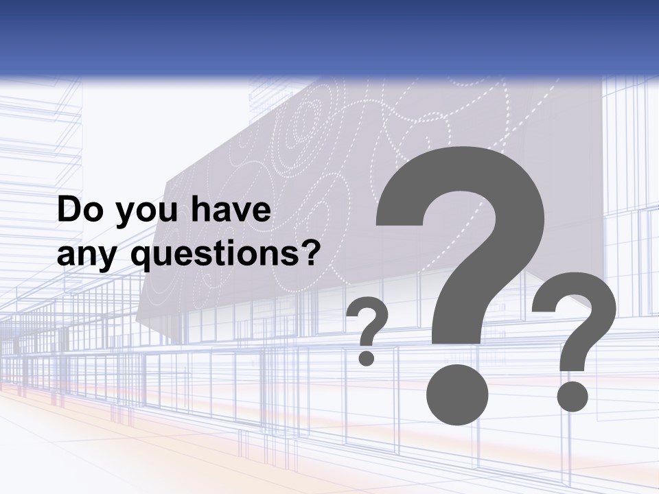 Abstract 3D Constructions PowerPoint Template