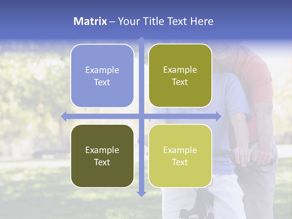 Senior Couple On Cycle Ride In Countryside PowerPoint Template