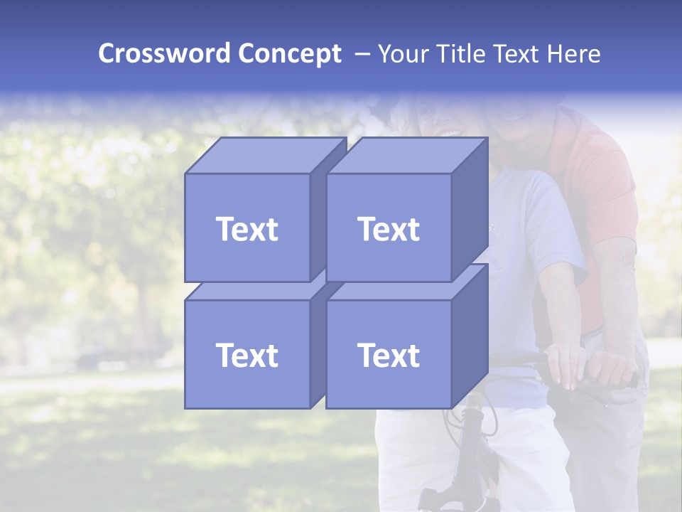 Senior Couple On Cycle Ride In Countryside PowerPoint Template