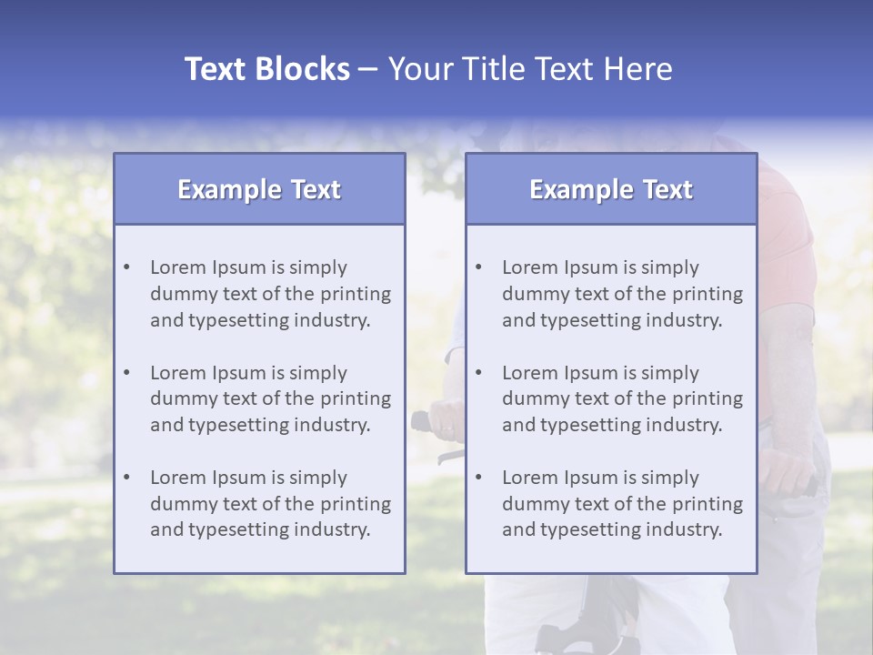 Senior Couple On Cycle Ride In Countryside PowerPoint Template