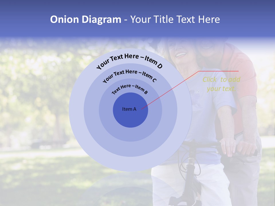 Senior Couple On Cycle Ride In Countryside PowerPoint Template