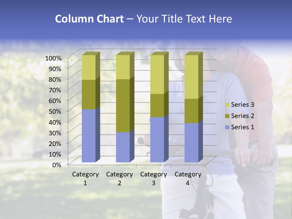 Senior Couple On Cycle Ride In Countryside PowerPoint Template