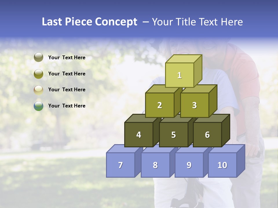 Senior Couple On Cycle Ride In Countryside PowerPoint Template