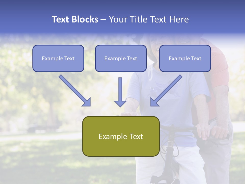 Senior Couple On Cycle Ride In Countryside PowerPoint Template