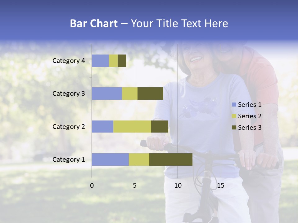Senior Couple On Cycle Ride In Countryside PowerPoint Template