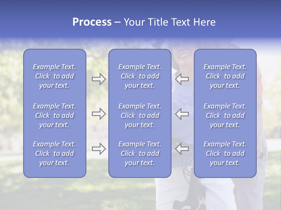 Senior Couple On Cycle Ride In Countryside PowerPoint Template