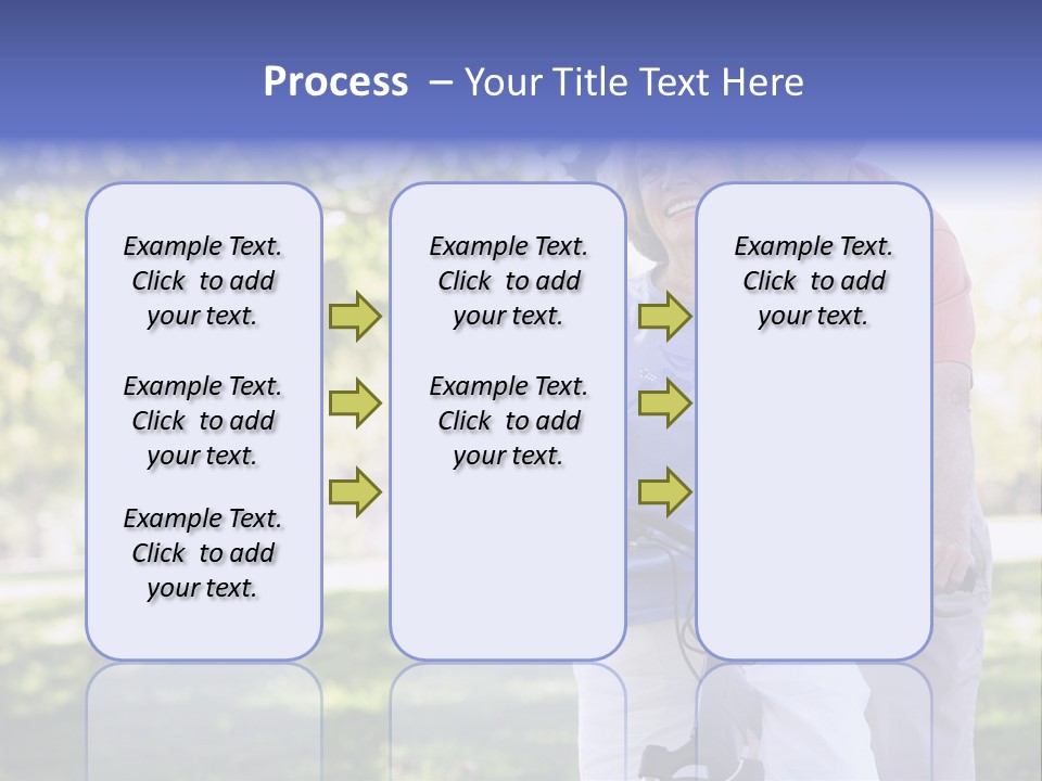 Senior Couple On Cycle Ride In Countryside PowerPoint Template