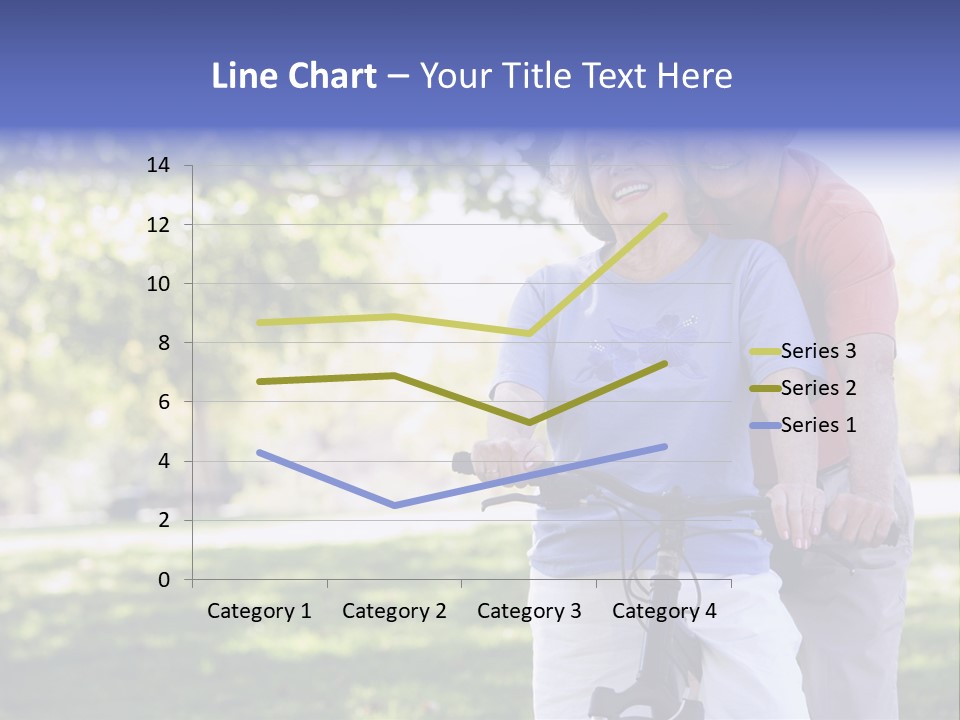 Senior Couple On Cycle Ride In Countryside PowerPoint Template