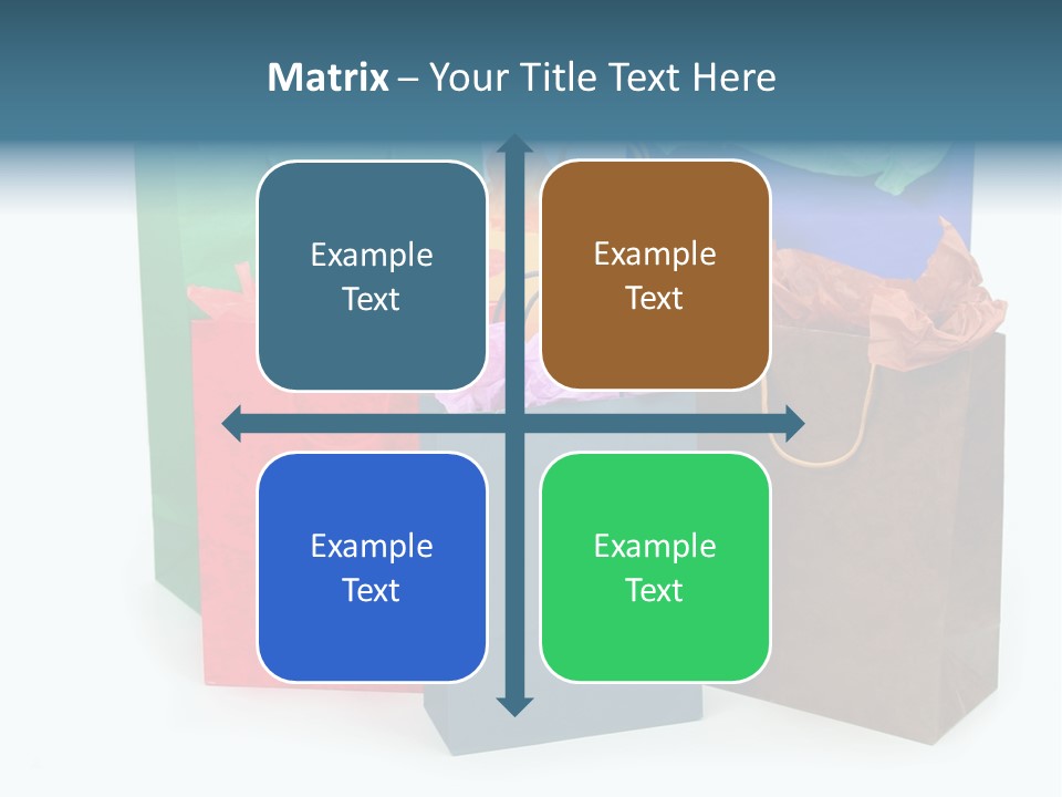 Shopping Bags PowerPoint Template